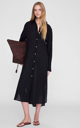 Anine Bing Noemi Dress in Black at Nordstrom, Size X-Small