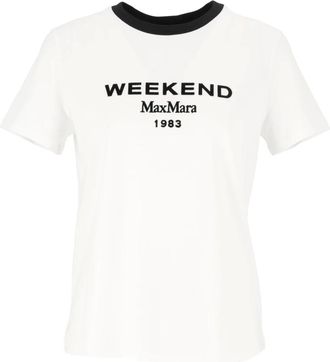 Max Mara Edison T-shirt - Dames - Tops - Wit - Maat: S Katoen