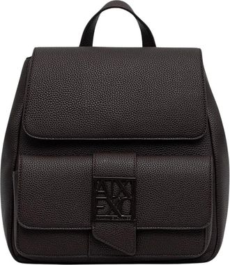 A|X Armani Exchange Compacte Rugzak - Dames - Rugzakken - Bruin - ONE Size - Leer - Tassen