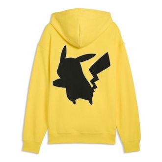 Puma X Pokemon Relaxed Graphic Hoodie Energizing Yellow 634915-80