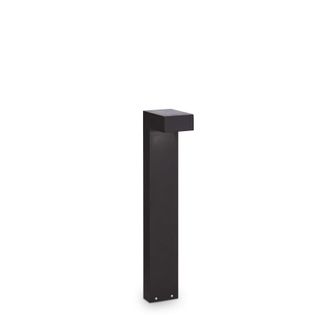 Netlighting Sirio 2 Light Small Outdoor Bollard Black IP44 G9