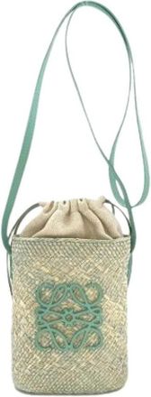 Loewe Pre-owned Schoudertas - Dames - Vintage Tas - Groen - ONE Size - Leer - Vintage