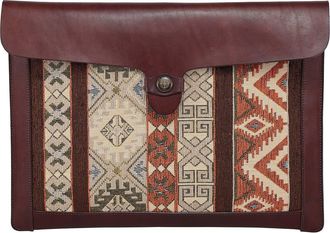 OLD TREND Myrtle Genuine Leather Laptop Sleeve in Brown at Nordstrom