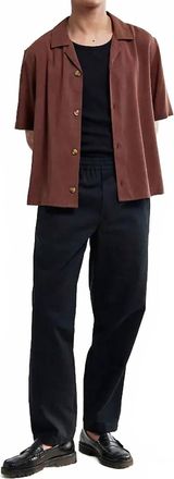 Wax London Hyde Straight Leg Trouser In Black