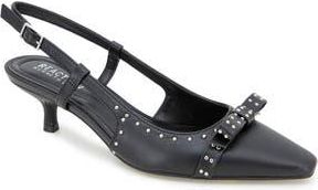 Kenneth Cole Reaction Manchester Slingback Kitten Heel Pump in Black at Nordstrom Rack, Size 9.5