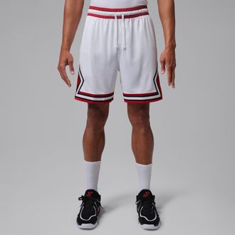 Nike Jordan Mens Jordan Sport Dri-FIT Mesh Diamond Shorts in White | HF9910-101