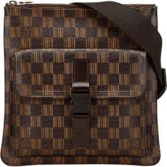 Louis Vuitton Pre-owned Cross Body Bags, female, Brown, Size: ONE SIZE Pre-owned Canvas crossbody-bags