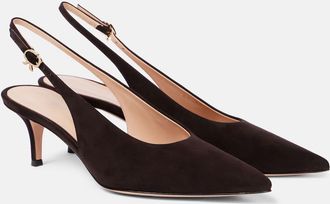 Gianvito Rossi Pumps slingback Robbie 55 in suede