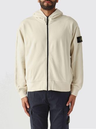 Stone Island Cotton Hoodie with Zip