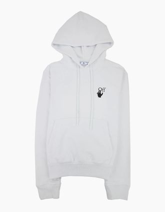 Off-white Mens Off White Degrade Arrow Slim Hoodie White Multi - White/Multi - Size: 40