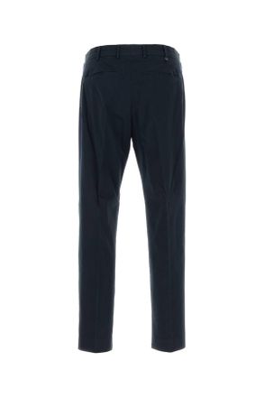 Pantaloni Torino Mens Navy Blue Stretch Cotton Pant Y372 Exterior: Elastane Pantaloni