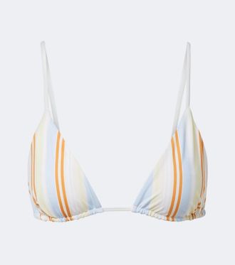 Sir. Pernille striped triangle bikini top