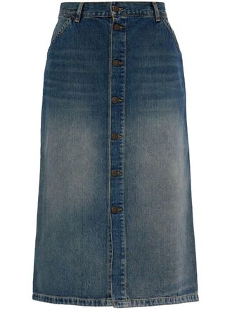 Carhartt Work in Progress Marvin midi-rok - Blauw