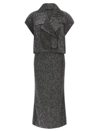 Missoni Gray Polyamide Midi Womens Dress