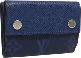 Louis Vuitton Pre-owned Wallets, female, Blue, Size: ONE SIZE Pre-owned Leather Wallet