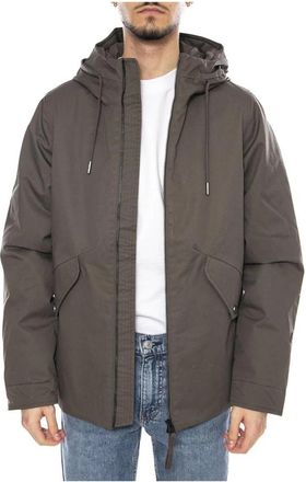 Elvine Hooded Parka - Heren - Winterjassen - Groen - XL - Jassen