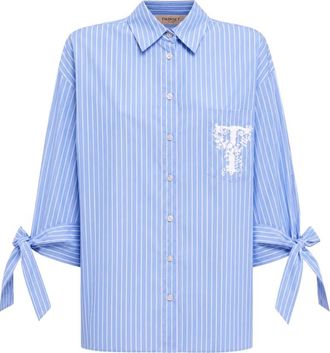 Twinset Mujer, Blusas y Camisas, Azul, Talla: S