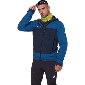 Mammut Crag Hs Hooded Jacket - Mens in Tschiel/marine at Nordstrom, Size X-Large