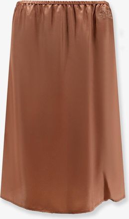 Maison Margiela Gonna Midi in misto cupro - MM6 MAISON MARGIELA - gender_Woman