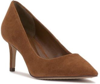 Vince Camuto Kehlia Pointed Toe Pump in Burnt Sugar Torsue at Nordstrom, Size 7.5