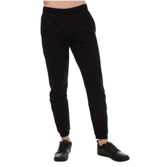 Lacoste Heren Tape Logo Joggingbroek (Zwart)