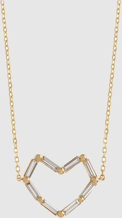 Little Ones Paris Collier Pendentif Big Coeur Or Rose Diamant