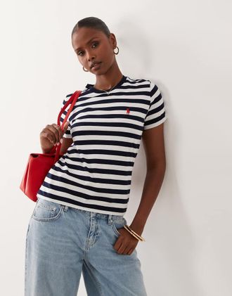 Polo Ralph Lauren T-shirt blu navy a righe