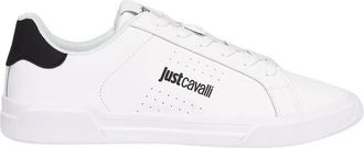 Just Cavalli Sneaker - Heren - Sneakers - Wit - 44 EU - Leer - Schoenen