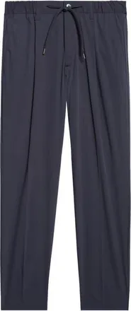 Herno Stretch Modal Straight Leg Pants in 9200 Navy at Nordstrom, Size X-Large