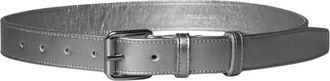 Comme Des Gar&ccedil;ons Klassieke Riem - unisex - Riemen - Grijs - M - Leer - Accessoires