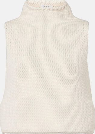 Alaia Alaïa Top cropped in misto cotone