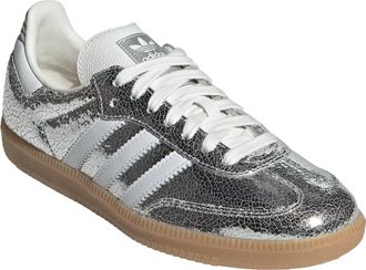 adidas Unisex Sneakers Samba Og Silver Metallic Metallic-Footwear White-Core White Trainers Metallic/footwear White/core