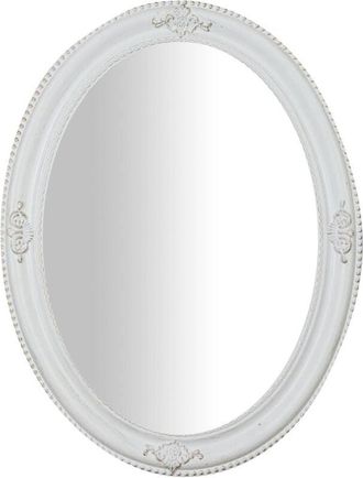 Biscottini International Espejo De Pared De Colgar Vertical/horizontal Blanco Envejecido