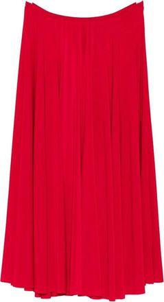 Norma Kamali Pleated Midi Skirt