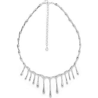 Lucy Quartermaine Short Multi Drop Necklace in Sterling Silver at Nordstrom, Size 20