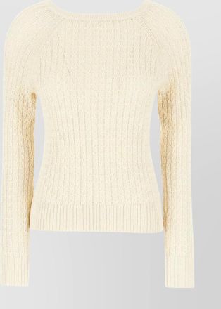 Ballantyne knitwear crew neck textured knit