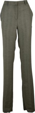 Marella Broeken, Dames, Groen, L, Wol, Edison Straight Broeken