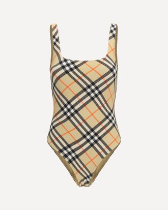 Burberry Check Swimsuit Female S