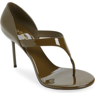 Jeffrey Campbell Rhian Stiletto Sandal in Olive Patent at Nordstrom, Size 9.5
