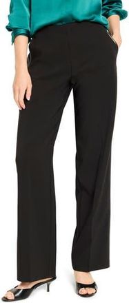 Nic+Zoe Lenox Wide Leg Tuxedo Pants in Black Onyx at Nordstrom Rack, Size X-Small