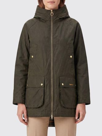 Barbour Parka a vento con cappuccio in misto cotone