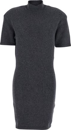 Jacquemus Dark Grey The Castagna Knit Dress