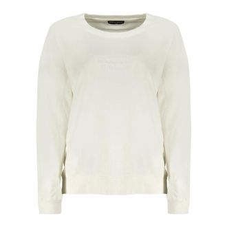 North Sails Witte Sweatshirt met Lange Mouwen en Logo - Dames - Sweatshirts - Wit - M - Katoen - Hoodies & sweatvesten