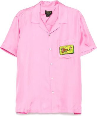 Camilla Camicia con stampa Salty Splendor - Rosa