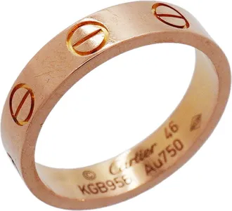 Cartier Pink Gold (18K) Band Ring (Pre-Owned)