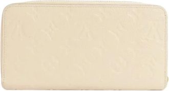 Louis Vuitton Pre-owned Wallets, female, Beige, Size: ONE SIZE Pre-owned Fabric Wallet