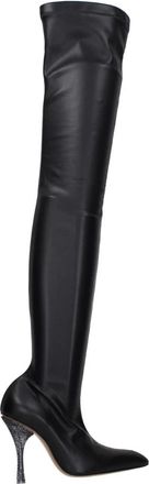 Off-white Owie 04Bmat 0011010 Over-the-knee Laars - Dames - Over de knie laarzen - Zwart - 36 EU - Leer - Schoenen
