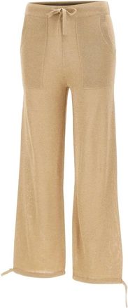KANGRA Gebreide Joggingbroek - Dames - Straight fit broeken - Geel - S - Broeken
