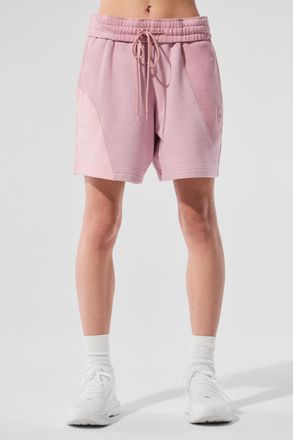 Alo | 7 Make Waves Short in Sunset Pink Tonal, Size: 3XL WOMEN/2XL MEN