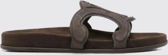 Celine Sandali mules Triomphe in pelle di vitello con tacco basso